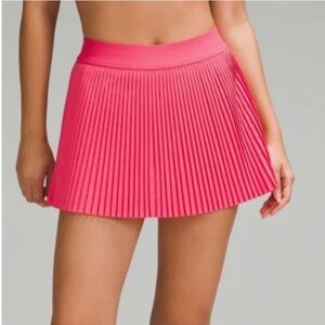 Lululemon Varsity High-Rise Pleated Tennis Skirt Glaze Pink Size 0